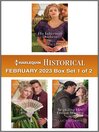 Cover image for Harlequin Historical: February 2023 Box Set 1 of 2